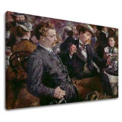 Πίνακες σε καμβά Adolph Menzel - At the Beer Garden