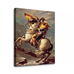 Πίνακες σε καμβά Jacques-Louis David - Napoleon Crossing the Alps