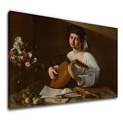 Πίνακες σε καμβά Michelangelo Caravaggio - The Lute Player