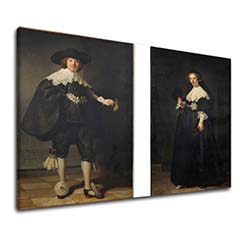 Πίνακες σε καμβά Rembrandt - Portrait Of Maerten Soolmans