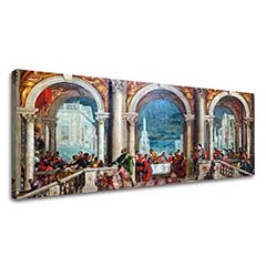 Πίνακες σε καμβά Paolo Veronese - Feast in the House of Levi