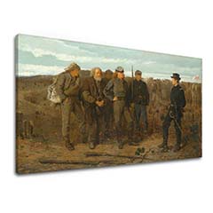 Πίνακες σε καμβά Winslow Homer - Prisoners from the Front
