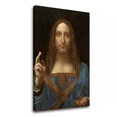 Πίνακες σε καμβά Leonardo da Vinci - Salvator Mundi