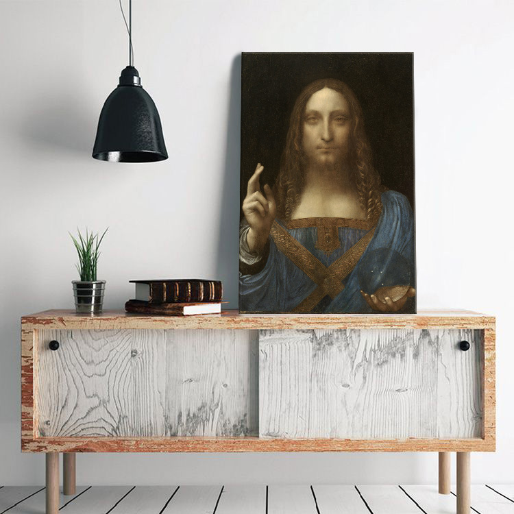 Πίνακες σε καμβά Leonardo da Vinci - Salvator Mundi