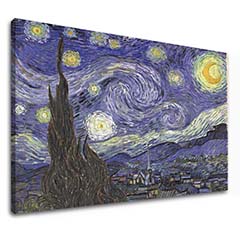 Πίνακες σε καμβά Vincent van Gogh - The Starry Night