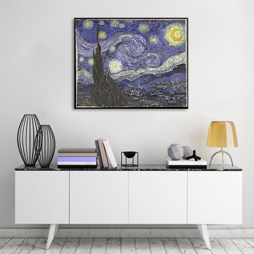 Πίνακες σε καμβά Vincent van Gogh - The Starry Night