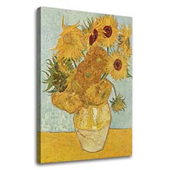 Πίνακες σε καμβά Vincent van Gogh - Vase with Twelve Sunflowers