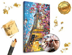 Ζωγραφική με αριθμούς PREMIUM GOLD - Eiffel Tower