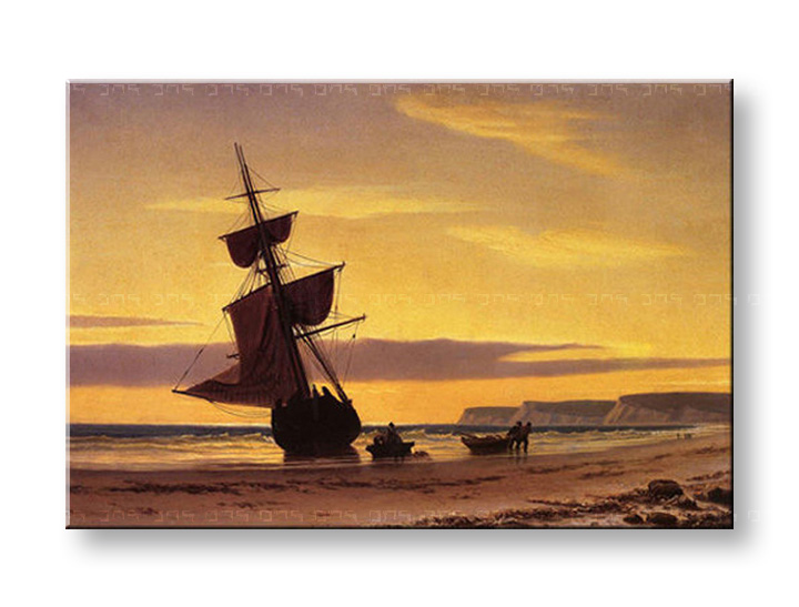 Πινακες σε καμβα COASTAL SCENE - William Bradford