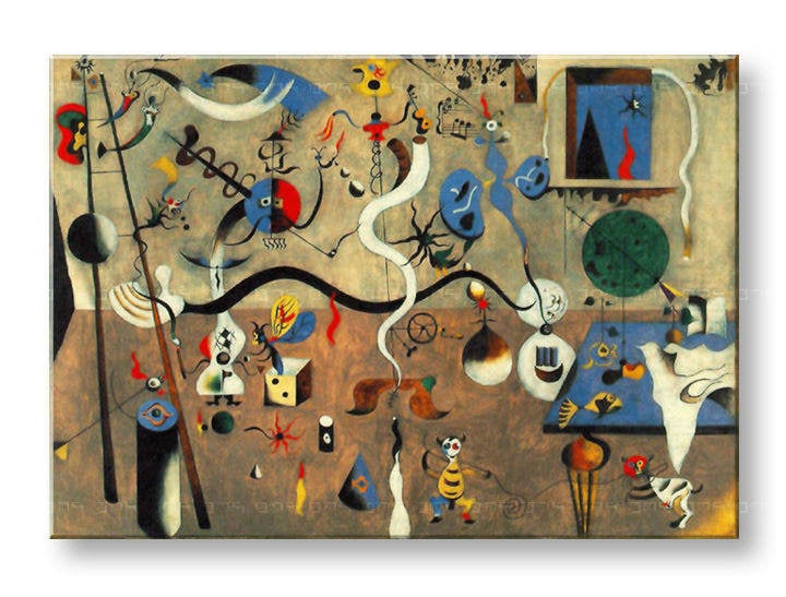 Πινακες σε καμβα CARNIVAL OF HARLEQUIN - Joan Miro
