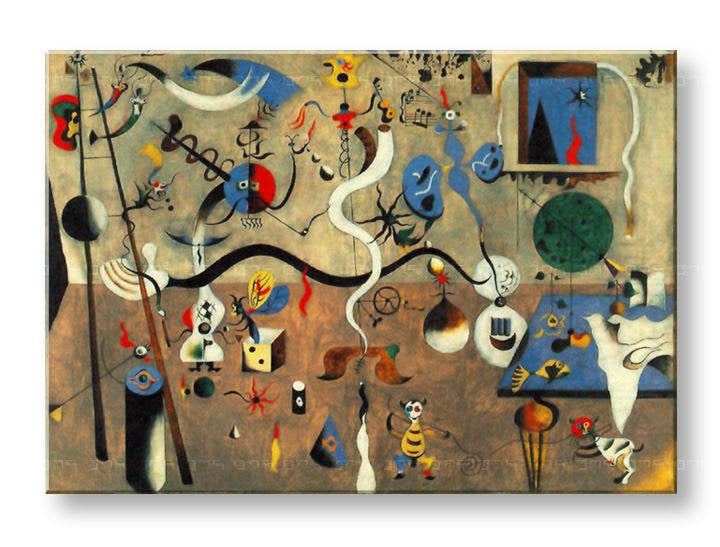 Πινακες σε καμβα CARNIVAL OF HARLEQUIN - Joan Miro