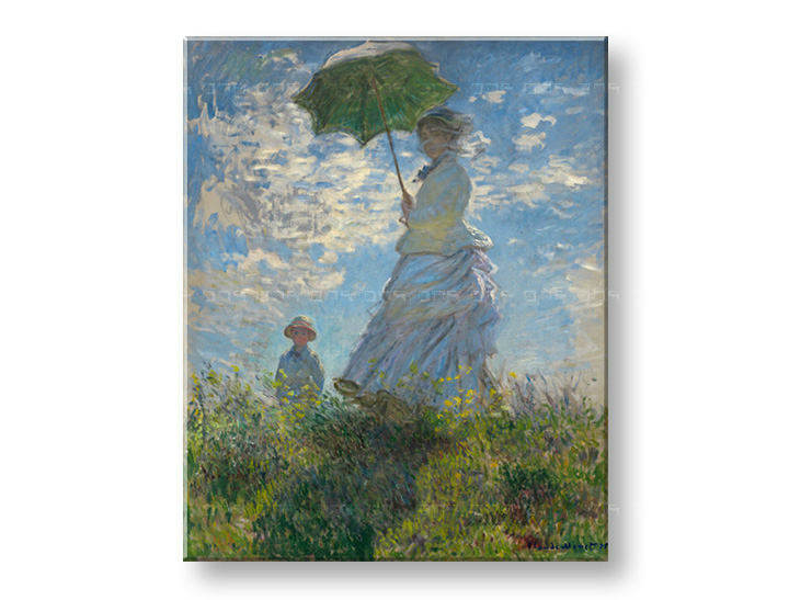 Πινακες σε καμβα LADY WITH UNMBRELLA - Claude Monet  