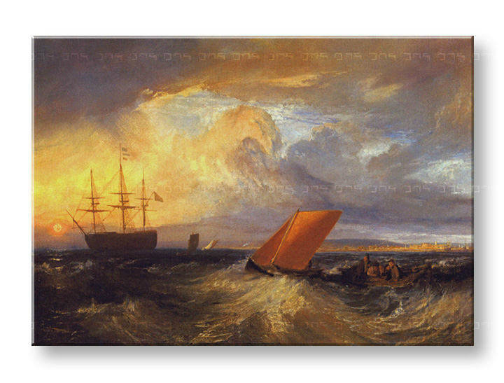 Πινακες σε καμβα SHEERNESS VISTA DAL NORE - William Turner