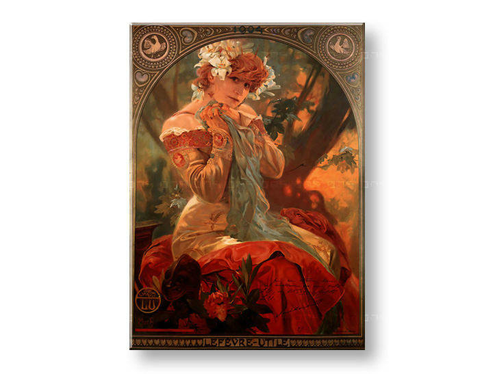 Πινακες σε καμβα BISQUITS LEFEVRE UTILE - Alfons Mucha