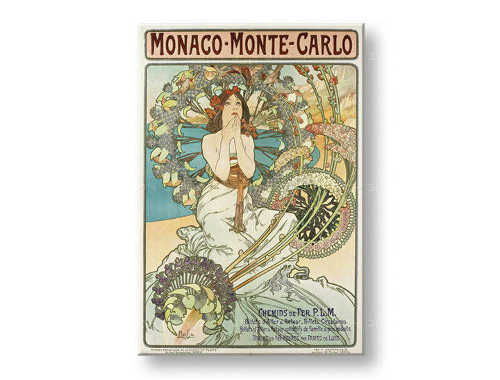 Πινακες σε καμβα MONACO MONTE CARLO - Alfons Mucha