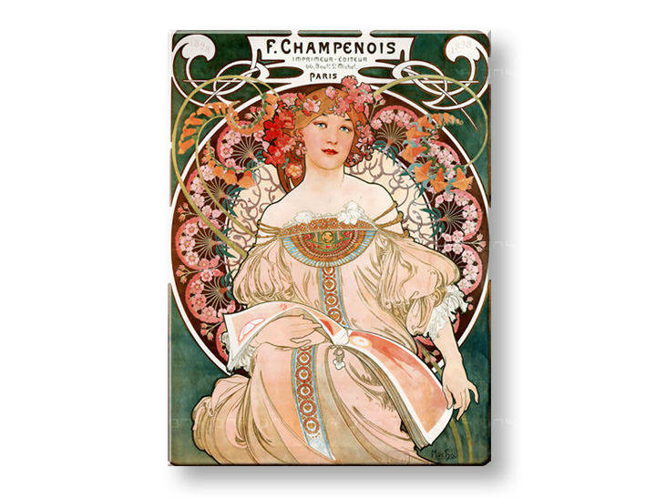 Πινακες σε καμβα F. CHAMPENOIS IMPRIMEUR-ÉDITEUR - Alfons Mucha