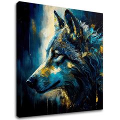 Διακοσμητική ζωγραφική σε καμβά - PREMIUM ART - Wilderness in Wolf Eyes