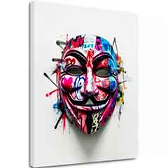 Εικόνα ANONYMOUS MASK | Ιταλικός καμβάς