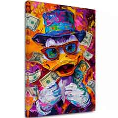 Εικόνα MONEY DUCK | Ιταλικός καμβάς