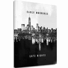 Εικόνα σε καμβά EARLY & LATE - Μοντέρνο μοτίβο