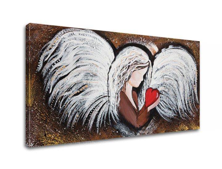 Η εικόνα σε καμβά ANJEL 90x50 cm