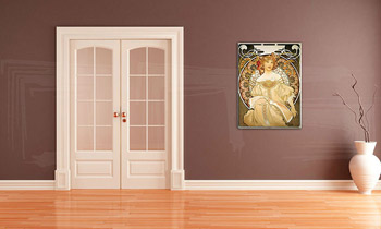 Η εικόνα σε καμβά DREAMING - Alfons Mucha REP085