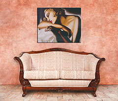 Η εικόνα σε καμβά SPIACA - Tamara de Lempicka REP061