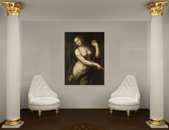Η εικόνα στον καμβά ΑΝΑΠΑΡΑΓΩΓΗ - Leonardo da Vinci REP264