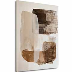 Η εικόνα στον καμβά Beige Harmony - Modern Abstract
