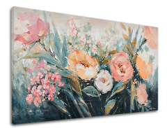 Η εικόνα στον καμβά FLOWERS 1 μέρος XOBCH1972WE1 | 100x50 cm