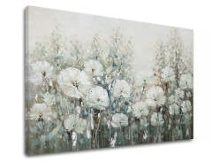 Η εικόνα στον καμβά FLOWERS Discount 60 % 90X60 cm