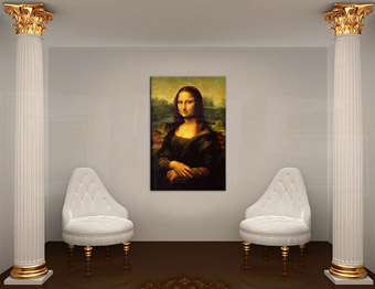 Η εικόνα στον καμβά MONA LISA - Leonardo Da Vinci REP177