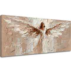 Image of angel Divine embrace | 100% αυθεντικό ακρυλικό ζωγραφισμένο