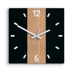 Μοντέρνο ρολόι τοίχου PRIMO τετράγωνο