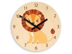 Παιδικό ρολόι τοίχου Lion