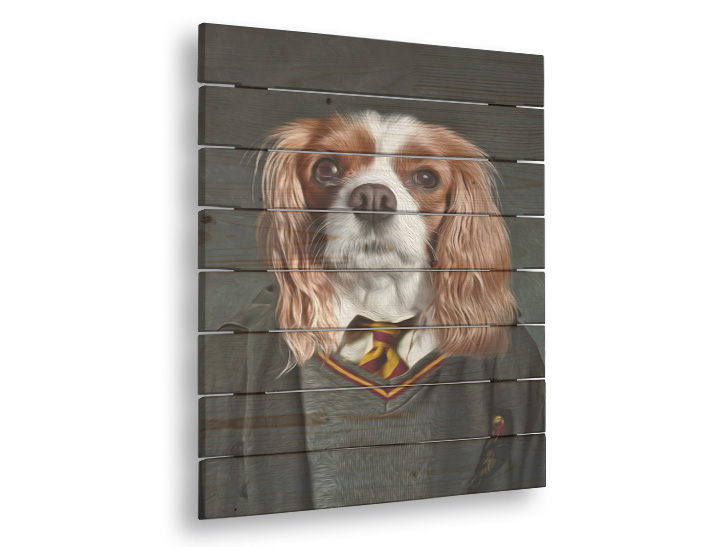 Πίνακας σε ξύλο - Pet Portrait Harry – 40x55 cm