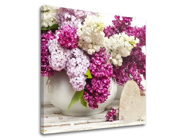 Πίνακας ζωγραφικής τοίχου FLOWERS 30x30 cm