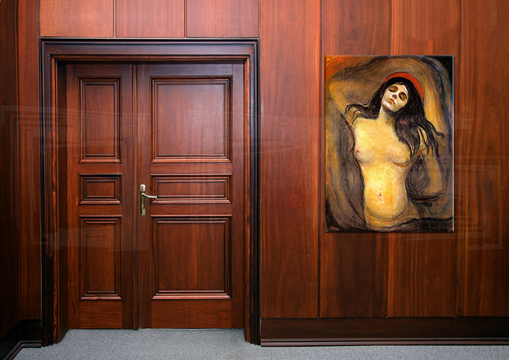 Πινακες σε καμβα MADONNA - Edvard Munch 