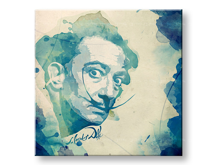 πίνακες σε καμβά Salvador Dalí - AQUArt / Tom Loris 004AA1