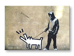 Πινακες σε καμβα σε 1 κομματι Street ART - Banksy BA014O1