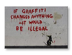 Πινακες σε καμβα σε 1 κομματι Street ART - Banksy BA022O1