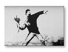 Πινακες σε καμβα σε 1 κομματι Street ART - Banksy BA028O1