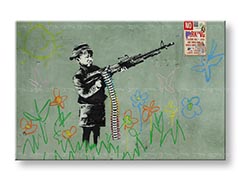 Πινακες σε καμβα σε 1 κομματι Street ART - Banksy BA030O1