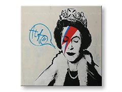 Πινακες σε καμβα ΤΕΤΡΑΓΩΝΟ Street ART - Banksy BA041K1