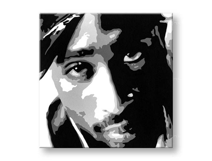 Χειροποιητοι πινακες σε καμβα POP Art 2 PAC σε 1 κομματι 