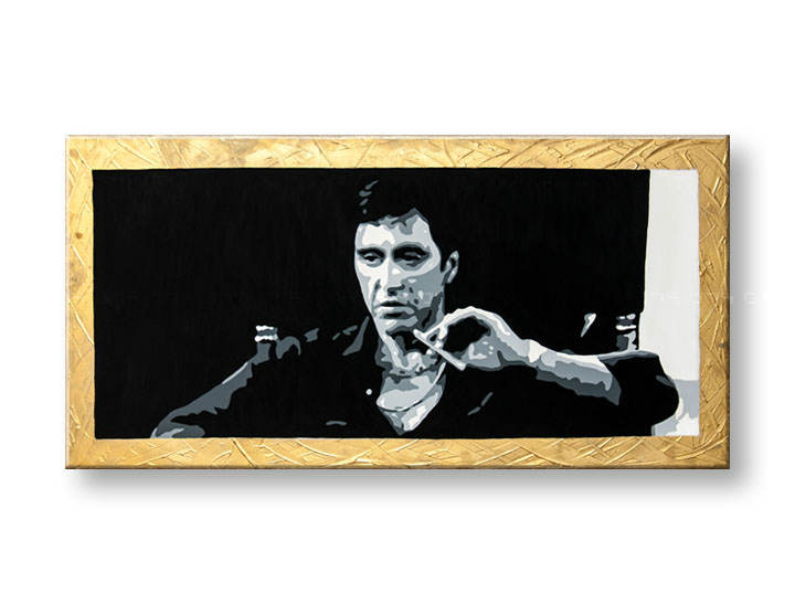 Χειροποιητοι πινακες σε καμβα POP Art AL PACINO σε 3 κομματια 