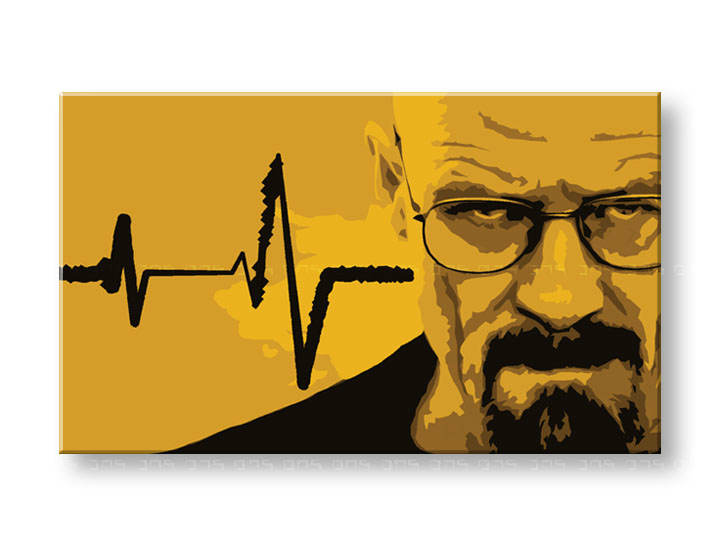 Χειροποιητοι πινακες σε καμβα POP Art BREAKING BAD σε 1 κομματι