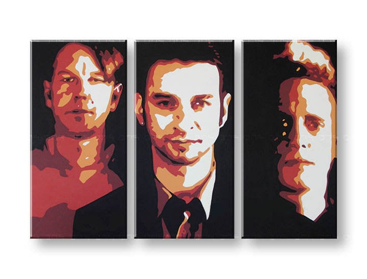 Χειροποιητοι πινακες σε καμβα POP Art Depeche Mode σε 3 κομματια 