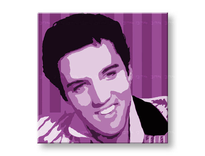 Χειροποιητοι πινακες σε καμβα POP ART Elvis Presley σε 1 κομματι