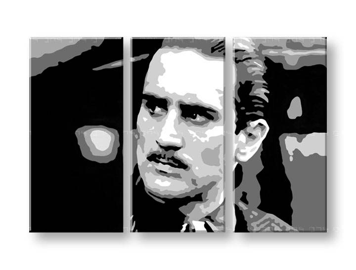 Χειροποιητοι πινακες σε καμβα POP Art Godfather Rober De Niro 3-dijeln